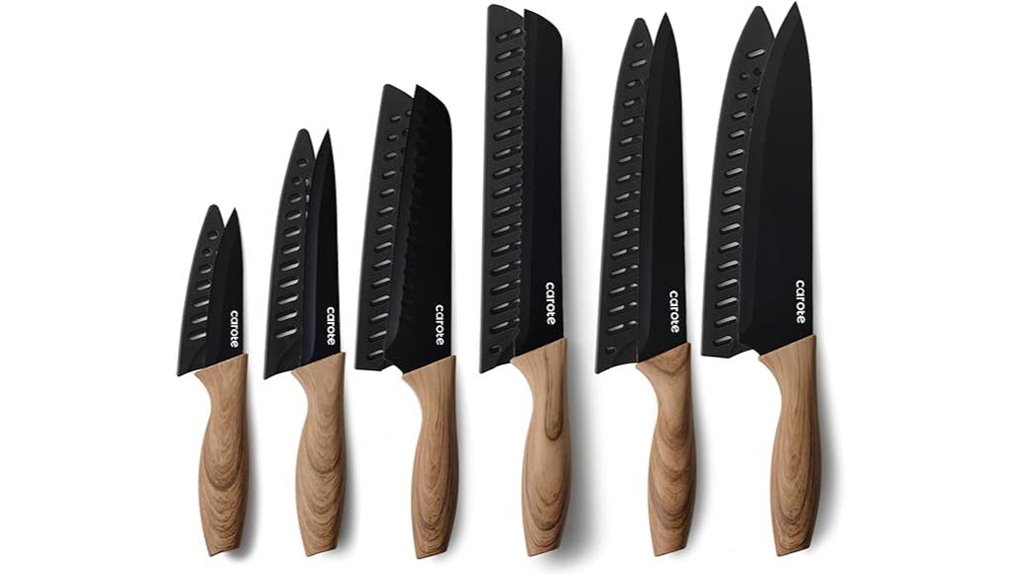 12 piece stainless steel knives