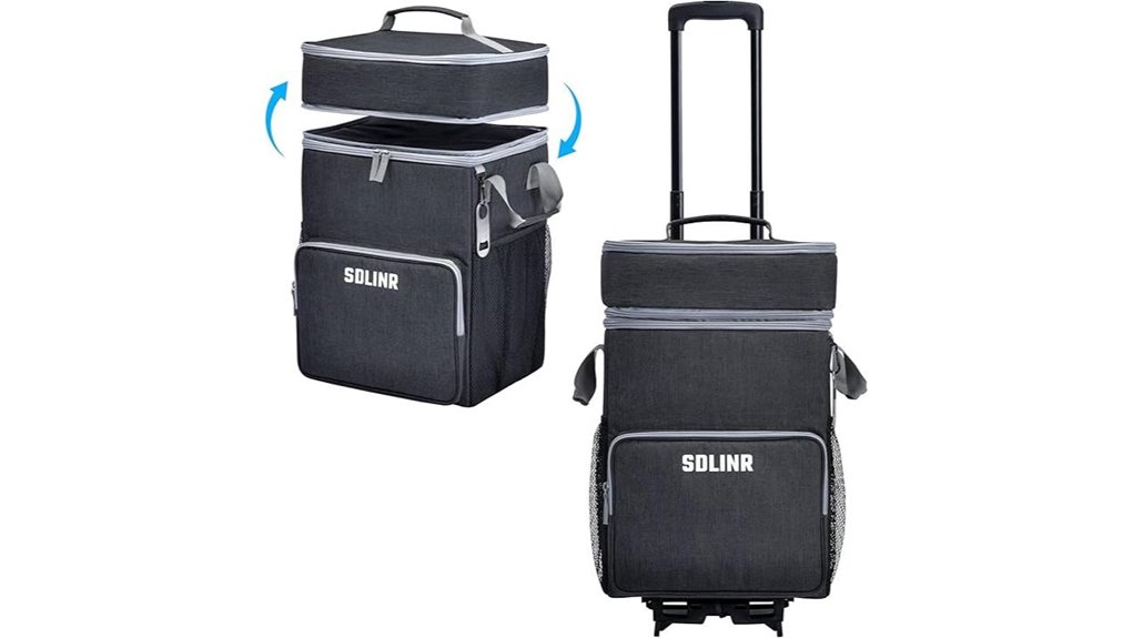 72 can leakproof rolling cooler