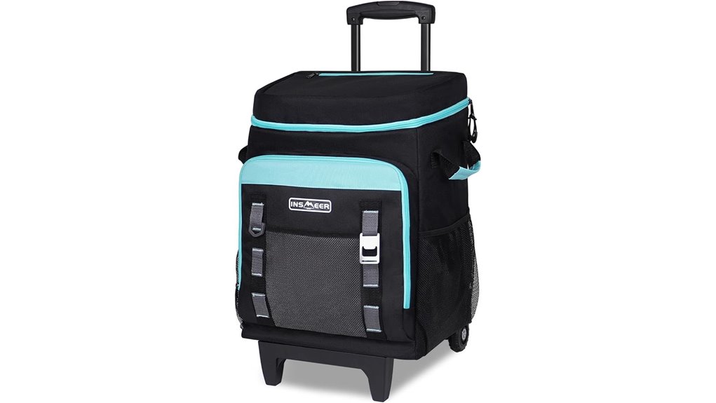 80 can rolling cooler handle