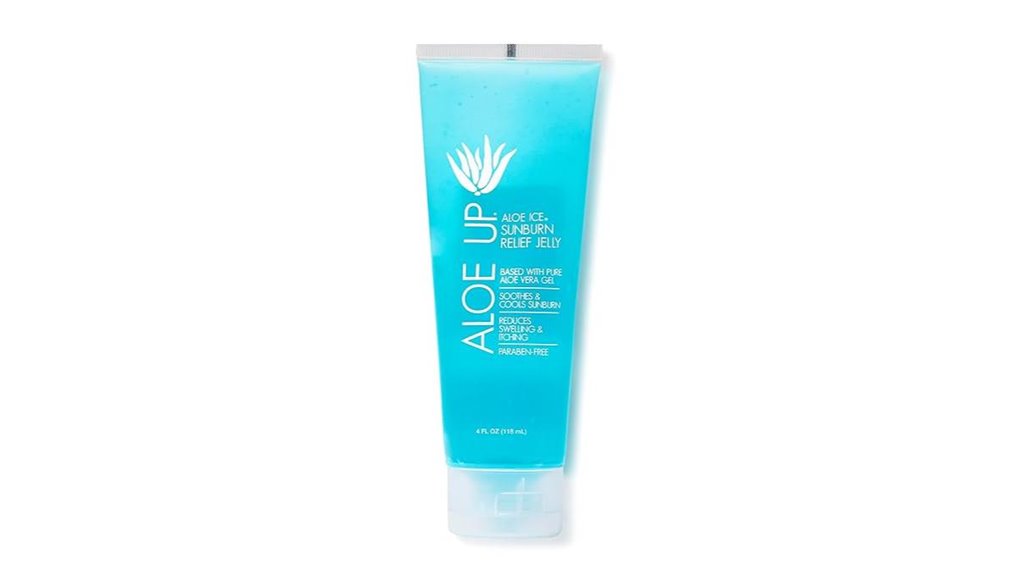 aloe ice sunburn jelly