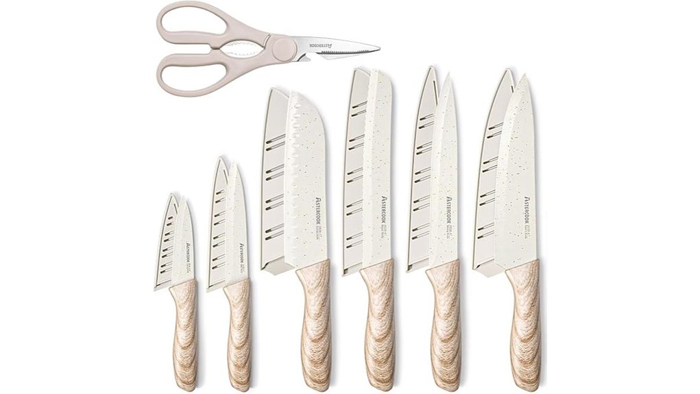 astercook 13 piece stainless guarded