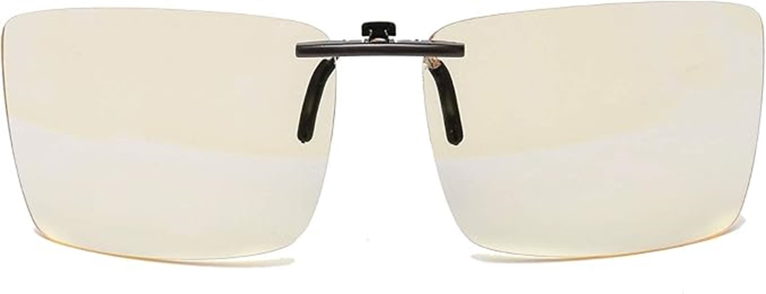 blue light clip on lenses
