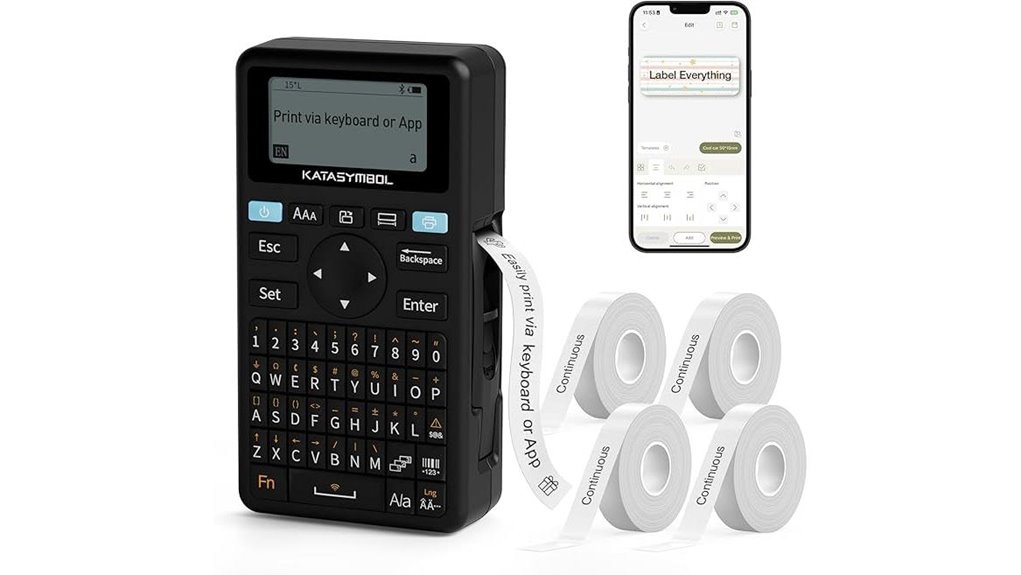 bluetooth inkless label maker
