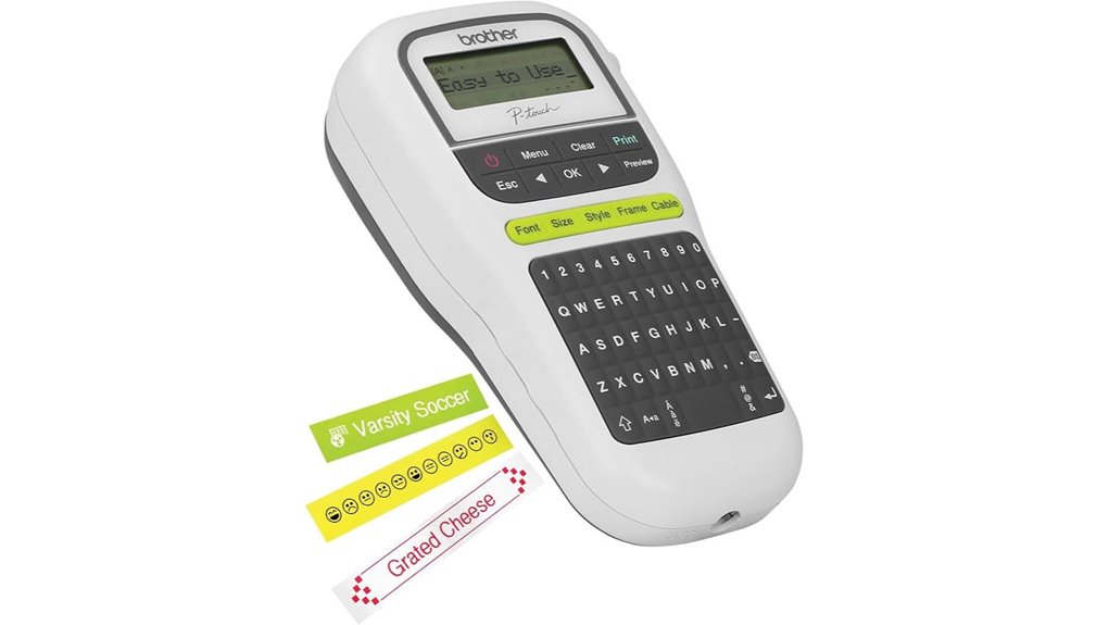 brother portable monochrome label