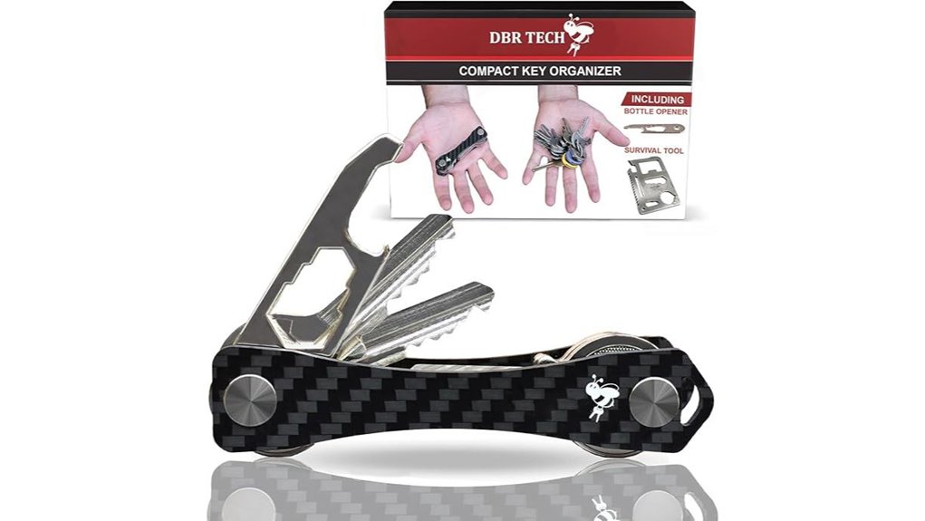carbon fiber smart keychain