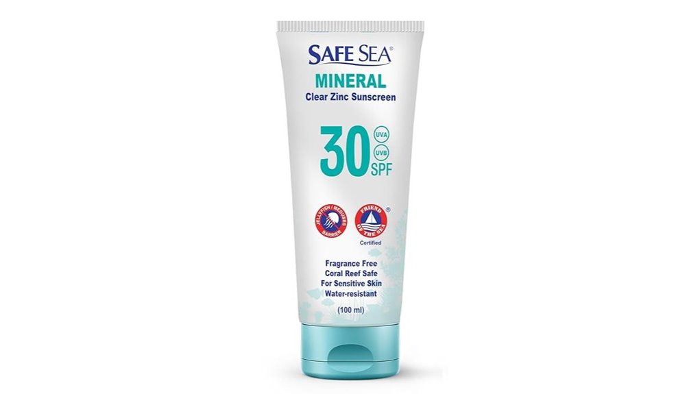 clear mineral spf30 sunscreen