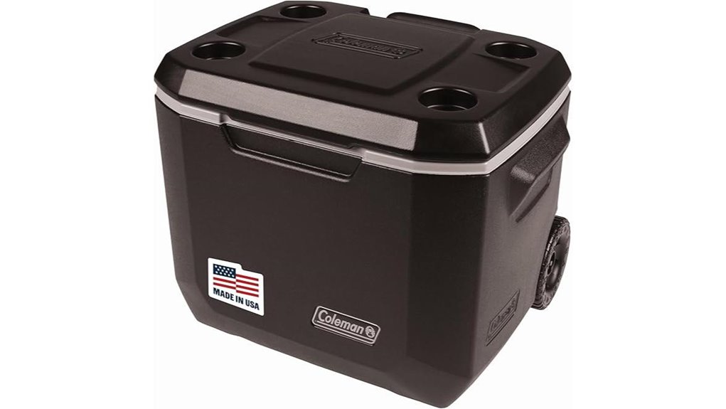 coleman 50qt rolling cooler