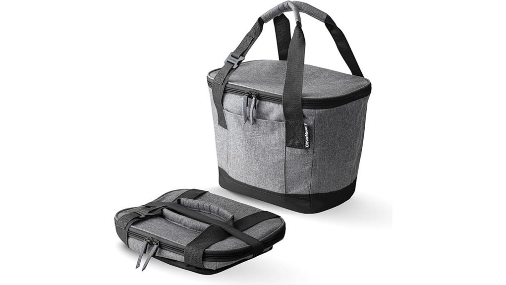collapsible leakproof cooler with opener