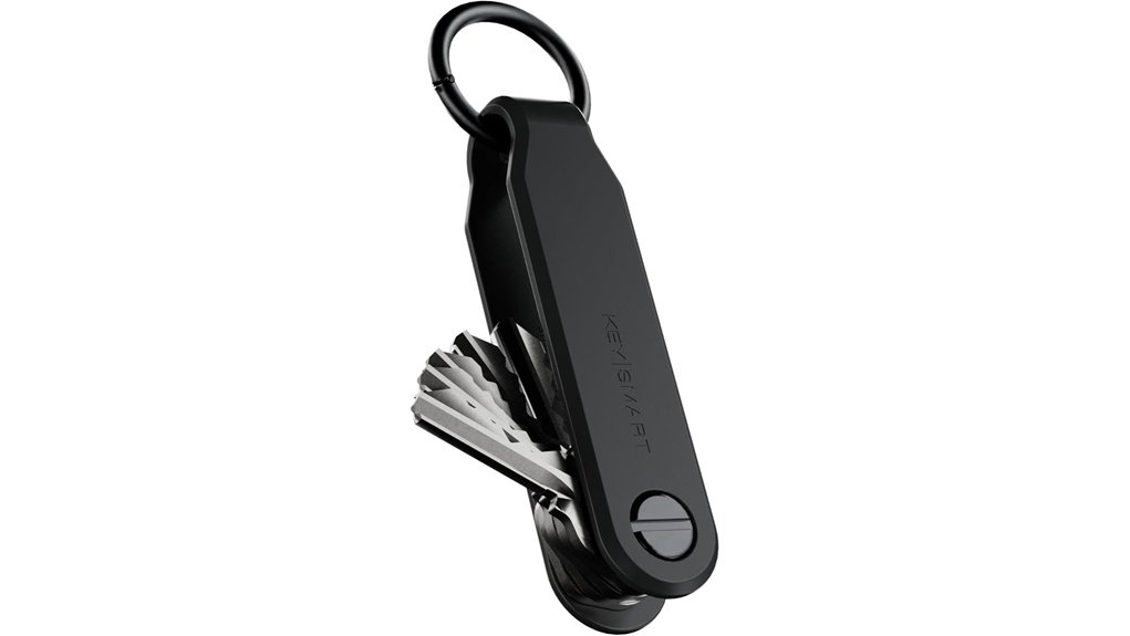 compact silicone key organizer