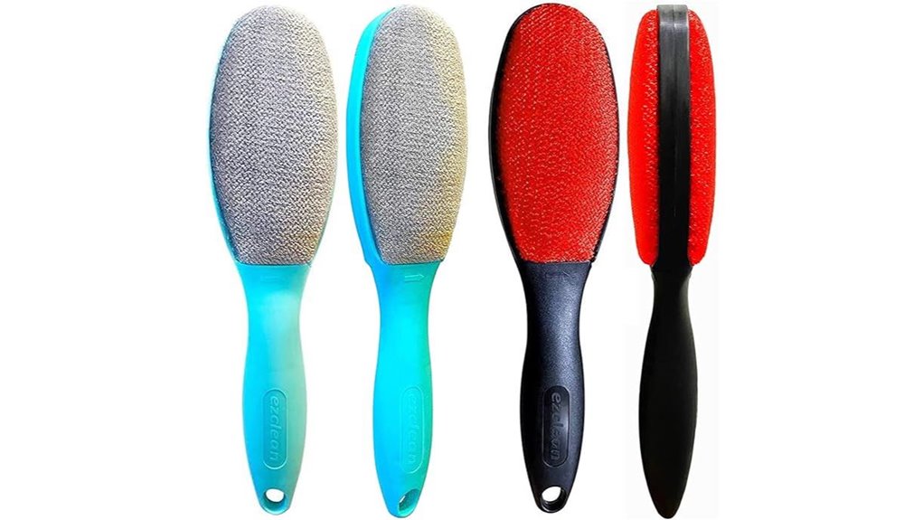 dual color pet hair brushes