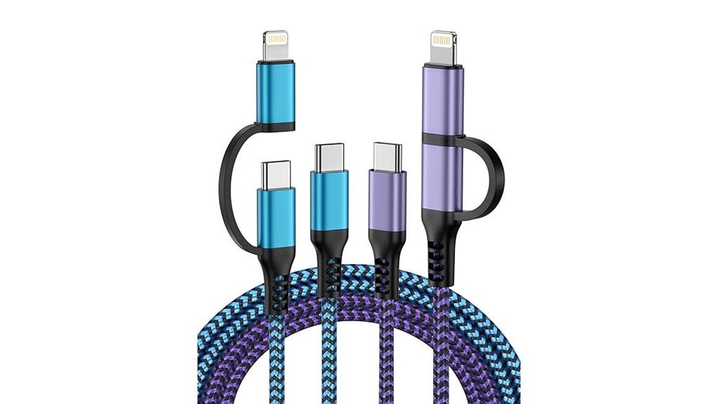 dual connector fast charging cable