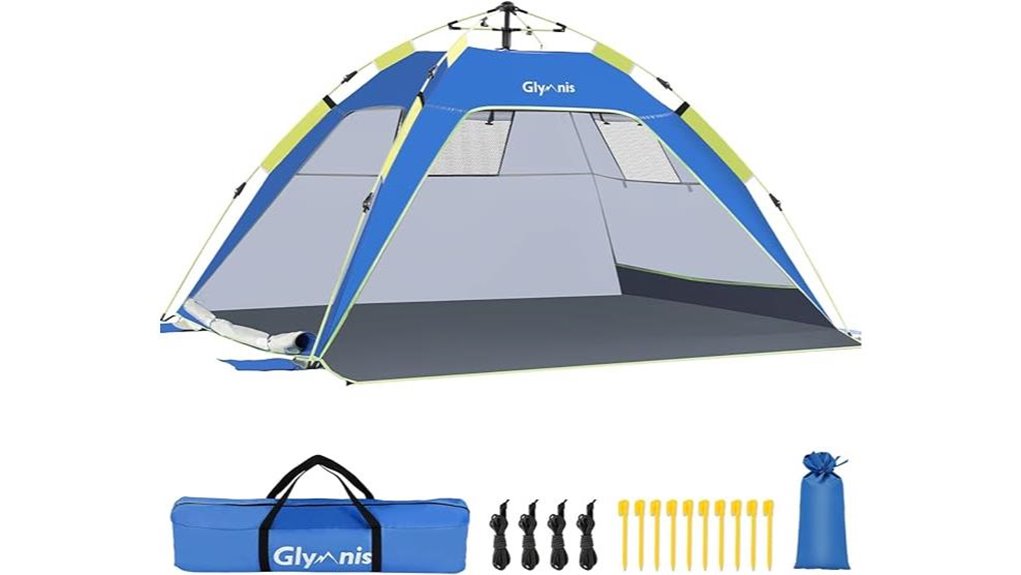 glymnis 3 4 pop up tent