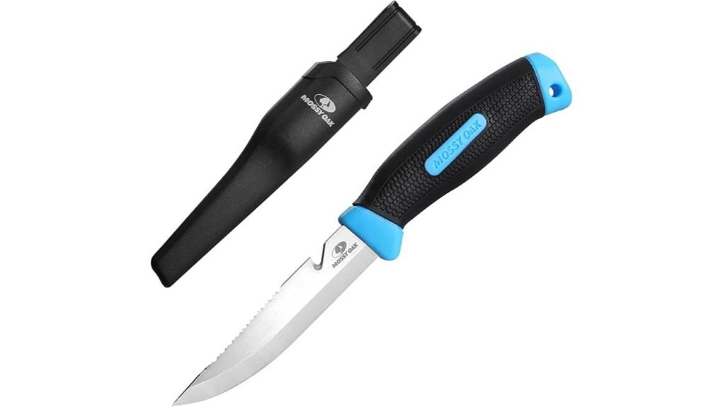mossy oak knife with sheath