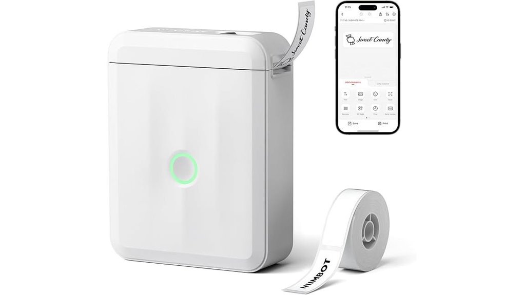 portable bluetooth label maker