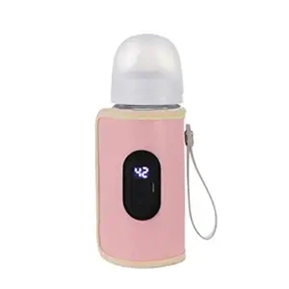 portable pink digital warmer