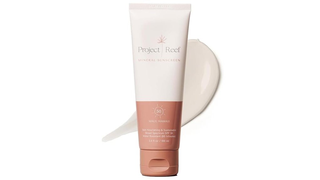 project reef zinc spf50 water resistant
